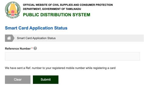 smart card application status link|smart card printing status.